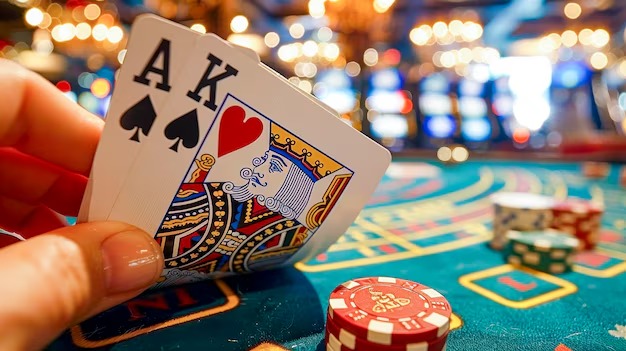 Speed Blackjack hand decision options: hit, stand, double down, split